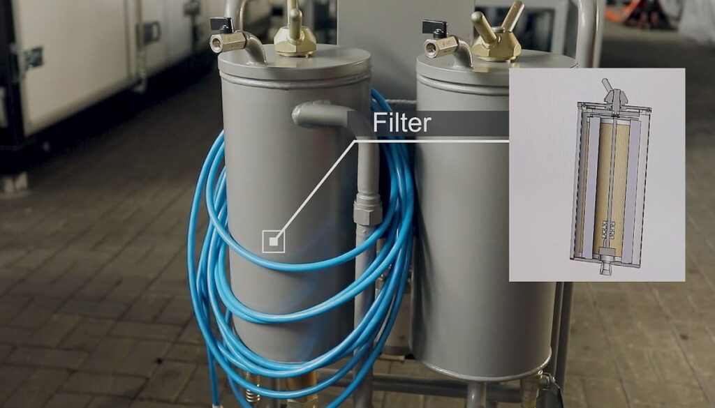 Système de filtration de l’huile CMM-4,0F à Tanger
