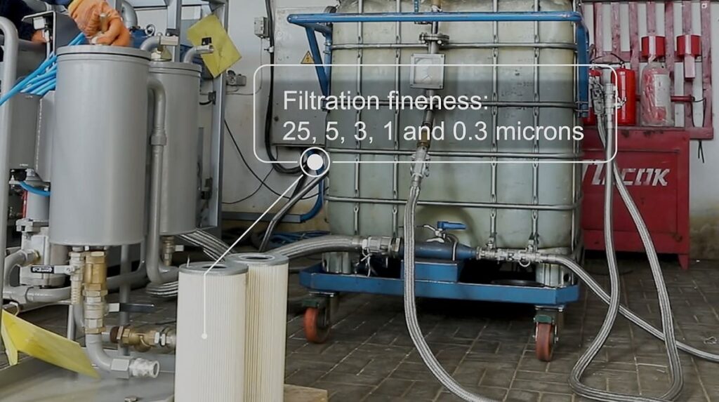Système de filtration de l’huile CMM-4,0F à Rabat